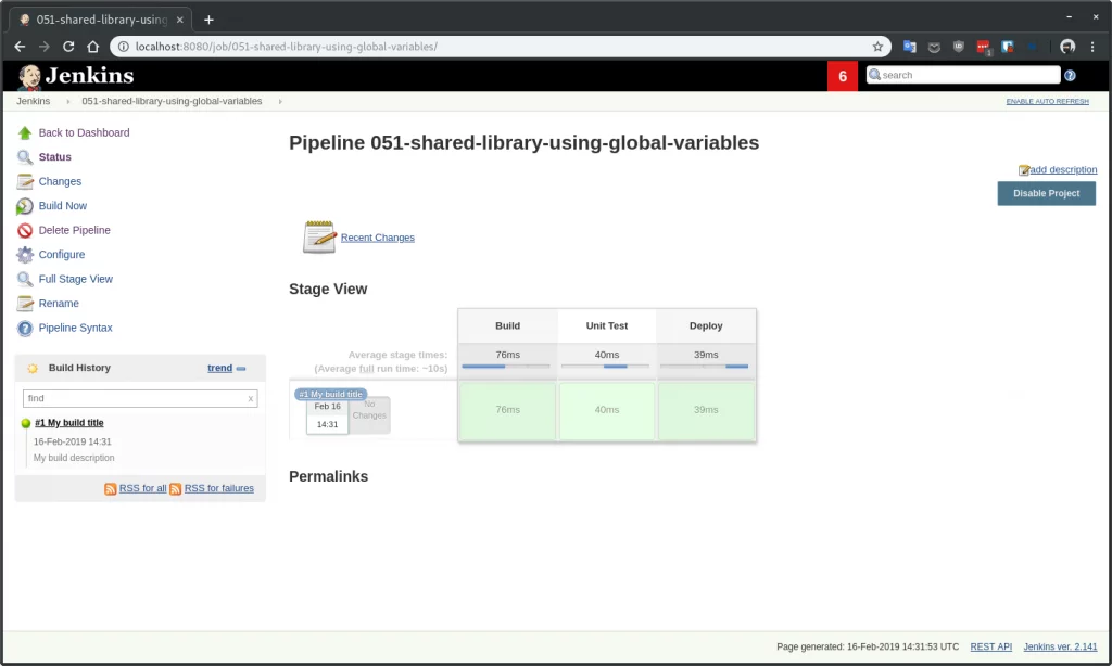 Jenkins Shared Libraries