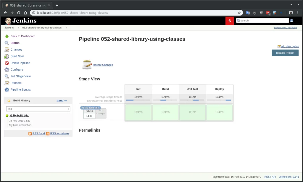 Jenkins Shared Libraries