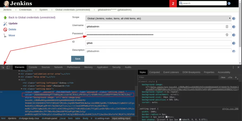 Jenkins credentials