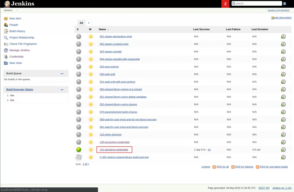 Jenkins credentials