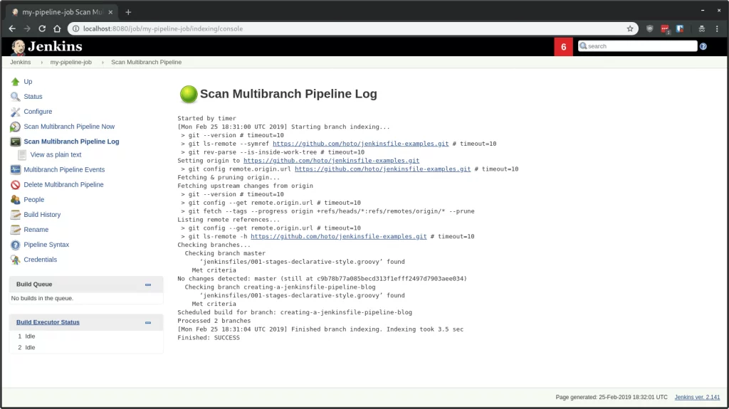 Jenkinsfile pipeline