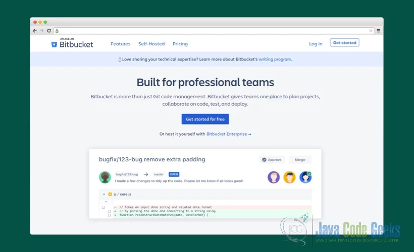 main hostings for IT projects - BitBucket