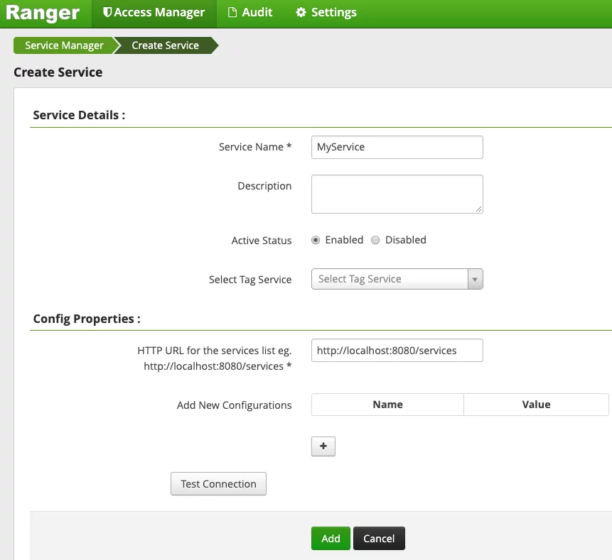 Apache Ranger plugin