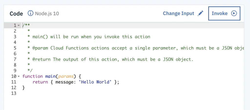 serverless function
