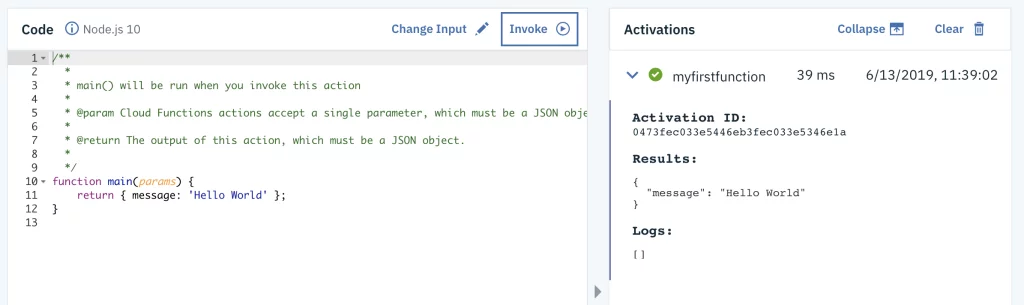 serverless function