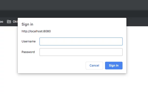 Spring Boot Login Options