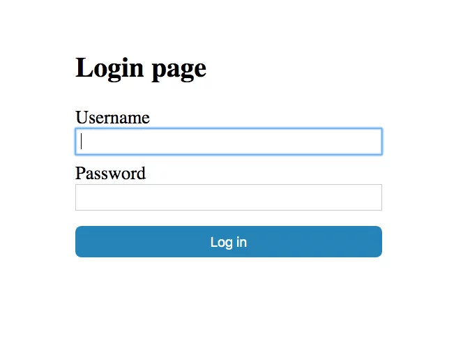 Spring Boot Login Options