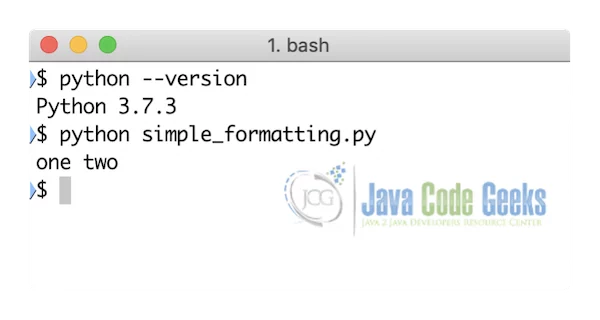 Python Formatting Strings