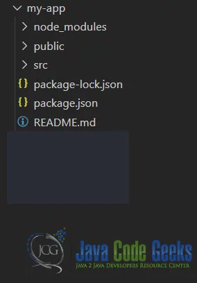 ReactJS File Upload - Project Structure