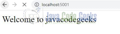Node.js Web Server - index page