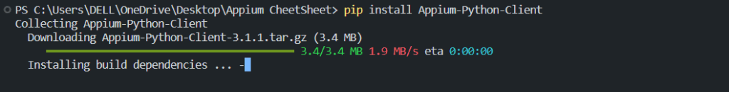 Appium Python Library