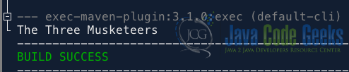 Fig 1: program output - remove only trailing whitespace using Apache Commons Lang 3’s