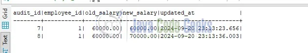 Database stored proc triggers-2