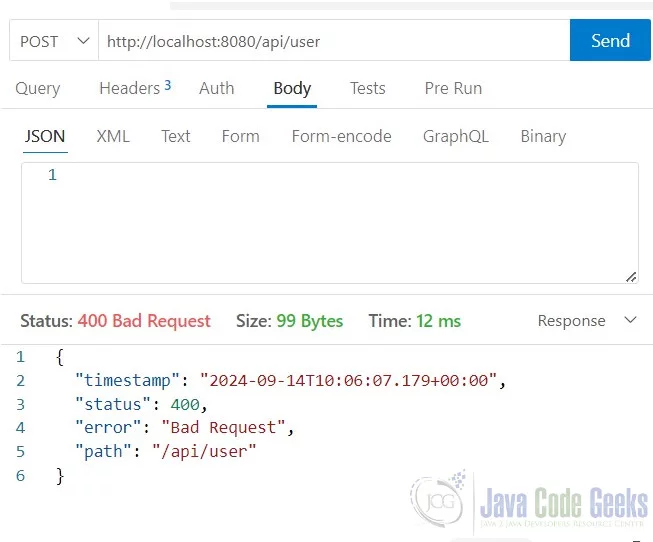 Rest Validator Test 1