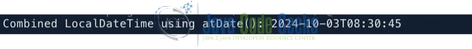 combine local date and time example output