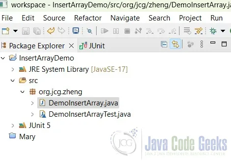 Sorted Array insert Number Project