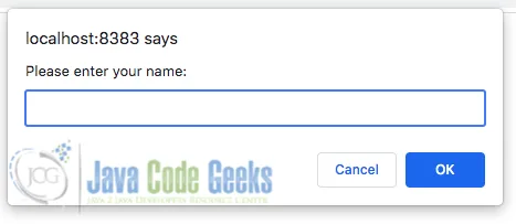Screenshot of a prompt - Java Selenium handling alerts and popups.
