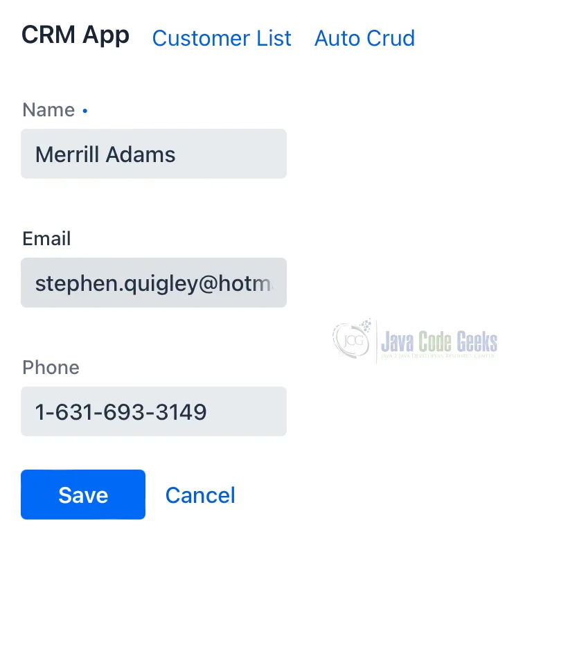 Edit Form