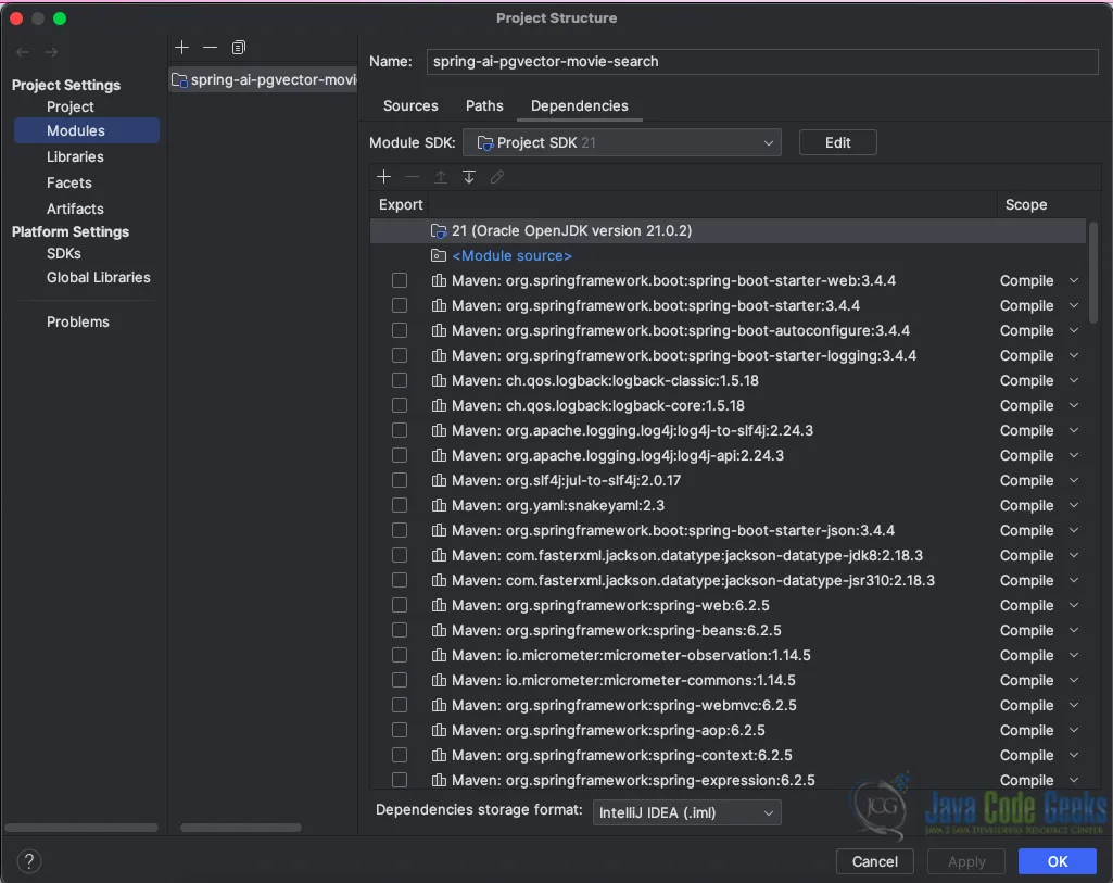 Modules section inside Project Structure - intellij idea multiple projects same window example