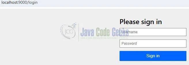 Fig. 1: Login form
