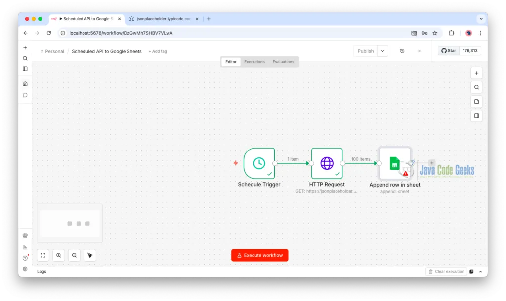 n8n workflow illustration